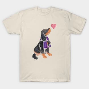 Gordon Setter watercolour T-Shirt